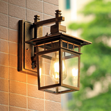 Alessio Black Deco Outdoor Wall Lamp