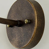 Alessio Rustic Bowl Shaped Antique Brass Ip65 Water Proof Outdoor Wall Lamp