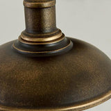 Alessio Rustic Bowl Shaped Antique Brass Ip65 Water Proof Outdoor Wall Lamp