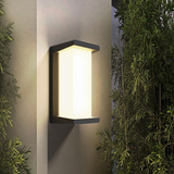 Black & White Outdoor Wall Lamp