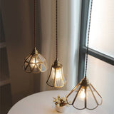 Brass Glass Pendant Light