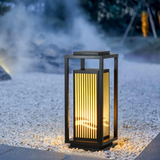 Cage Post Light Outdoor Solar Light