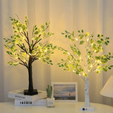 Christmas Green Leaves Led Tree Lights
