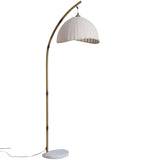 Cultural Zen Bamboo Floor Lamp Illumination