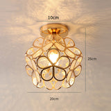 Design Flowers Style Glass Hallway Ceiling Lighting