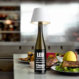 DIY Rechargeable Wine Bottle Table Lamp Head