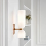 Double Head Glass Wall Lamp Led Sconce