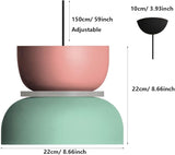 Dulcy Color Block Nordic Pendant Light