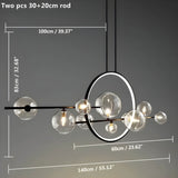 Elara | Glass Ball Chandeliers