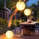 Garden Pendant Light In The Shape Of A Moon