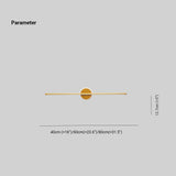 Leigh Modern Round/Square Led Wall Light