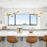 Minimalist Gold Circle Pendant Light Led Ceiling Light