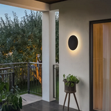 Minimalist Round Metal Led Outdoor Wall Light