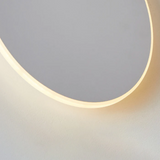 Minimalist Round Metal Led Outdoor Wall Light