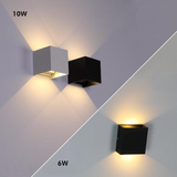 Modern Aluminum Waterproof Led Wall Sconce Wall Light Outdoor Indoor Use