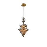 Modern Gray Glass Starry Sky Pendant Light