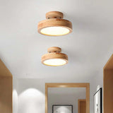 Modern LED Ceiling Light made of Wood
