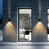 Modern Round Glass Ip65 Waterproof Outdoor Wall Lamp