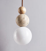 Modern Simple Style Travertine Pendant Light