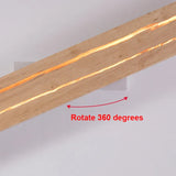 Modern Wood Crack Wall Sconces Home Decor Wall Light