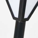 Orr Modern Design Led Outdoor Lamp Metal Acrylic Black Outdoor