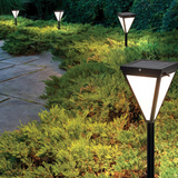 Orr Modern Design Led Outdoor Lamp Metal Acrylic Black Outdoor