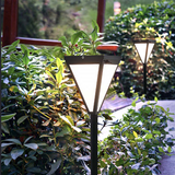 Orr Modern Design Led Outdoor Lamp Metal Acrylic Black Outdoor