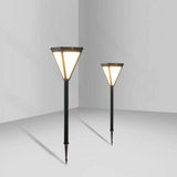Orr Modern Design Led Outdoor Lamp Metal Acrylic Black Outdoor