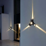 Outdoor - Cruciform Wall Lamp With Warm White Led