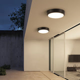Simple Outdoor Waterproof Aluminum Round Led Flush Mount Ceiling Light