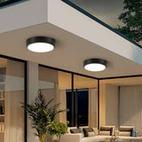 Simple Outdoor Waterproof Aluminum Round Led Flush Mount Ceiling Light