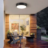 Simple Outdoor Waterproof Aluminum Round Led Flush Mount Ceiling Light