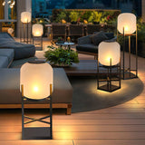Solar Floor Lamp Lantern For Outdoors