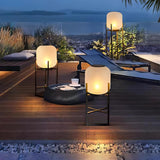 Solar Floor Lamp Lantern For Outdoors
