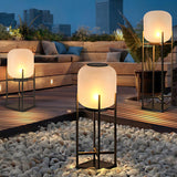 Solar Floor Lamp Lantern For Outdoors