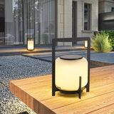 Solar-Powered Patio Lamp