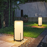 Solar-Powered Patio Lamp