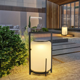 Solar-Powered Patio Lamp