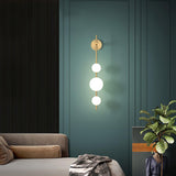 Vertical Globe Wall Lamp