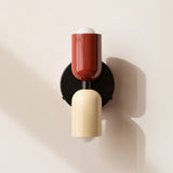 Vintage double head creative home deco wall light