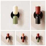 Vintage double head creative home deco wall light