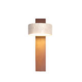 Wabi Sabi Off-White Travertine Wall Lamp