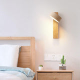 Wabi Sabi Off-White Travertine Wall Lamp