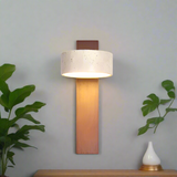 Wabi Sabi Off-White Travertine Wall Lamp