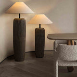 Weathered Wood Floor Lamp