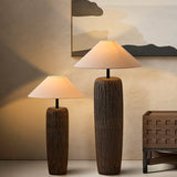 Weathered Wood Floor Lamp
