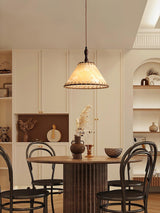 Wood And Fabric Series Pendant Lamp