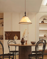 Wood And Fabric Series Pendant Lamp