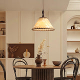 Wood And Fabric Series Pendant Lamp