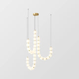 Luxury White Necklace Chandelier